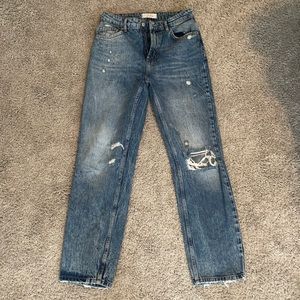 Free people Tapered baggy jean